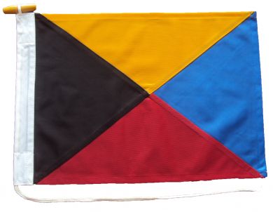36x24in 90x60cm Zulu Z signal flag